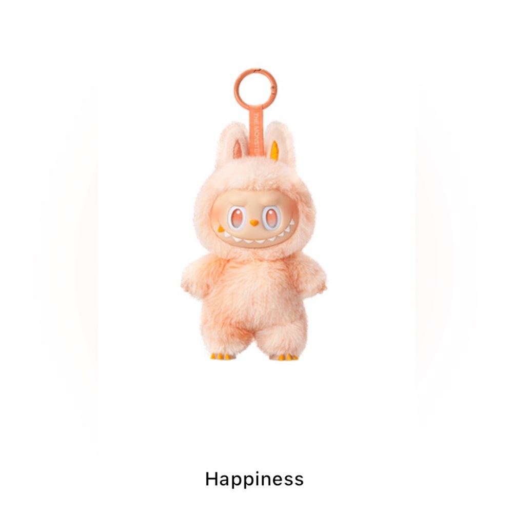 Happiness Labubu - Pop Mart TheMonsters Big Into Energy Plush Keychain